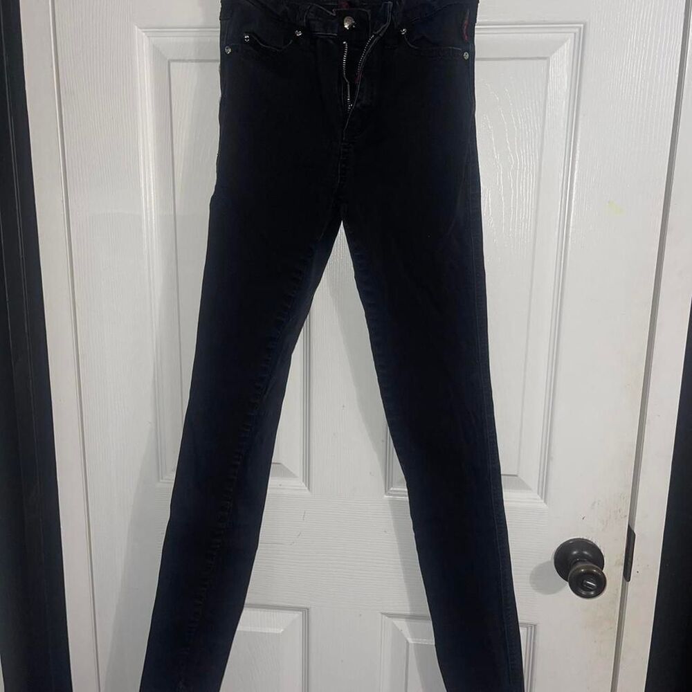 Tripp-nyc Women's Black Skinny Jeans - Size 24